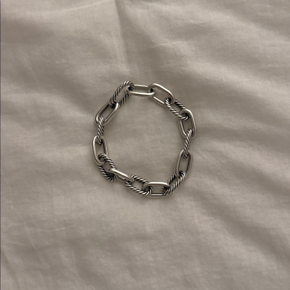 David Yurman Sterling Silver Link Bracelet - Picture 7 of 9